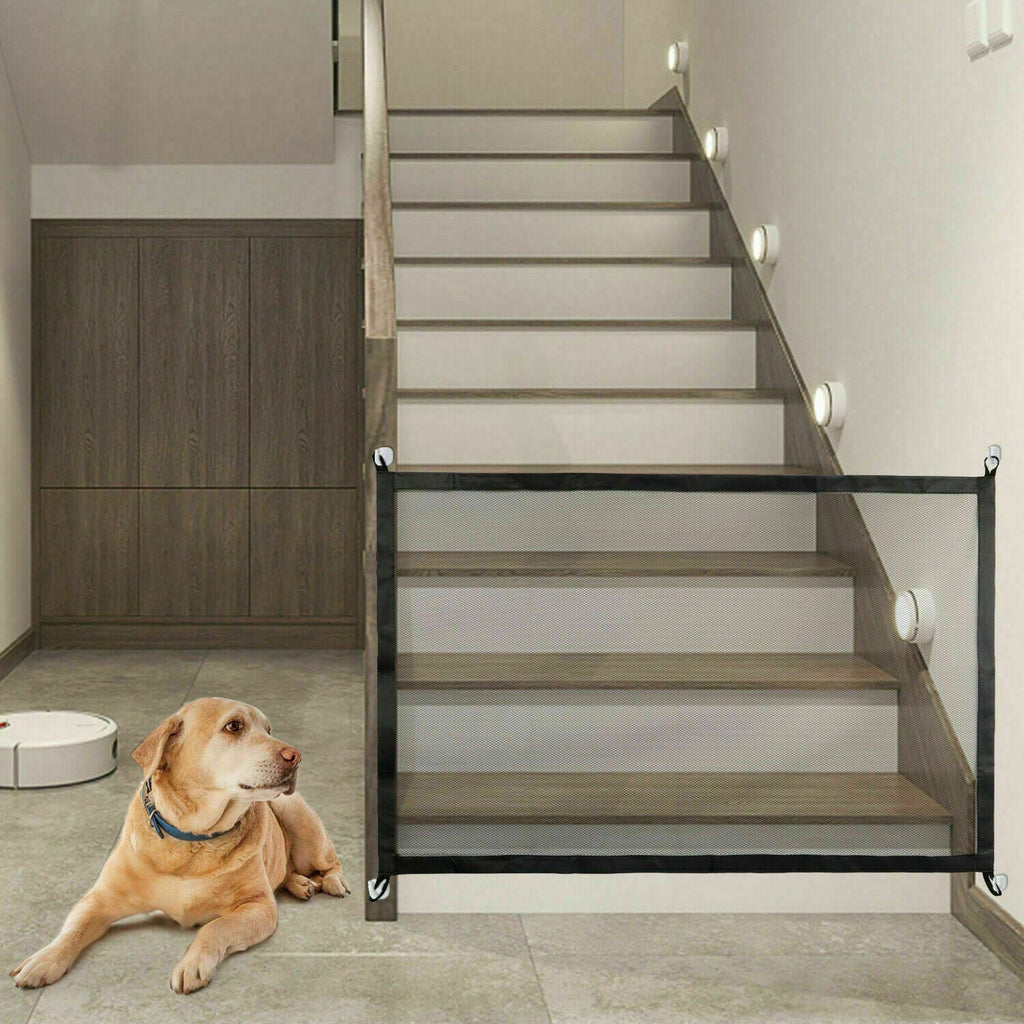 Portable Safety Mesh Gate Fence for Dogs & Cats