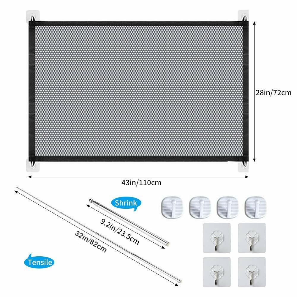 Portable Safety Mesh Gate Fence for Dogs & Cats