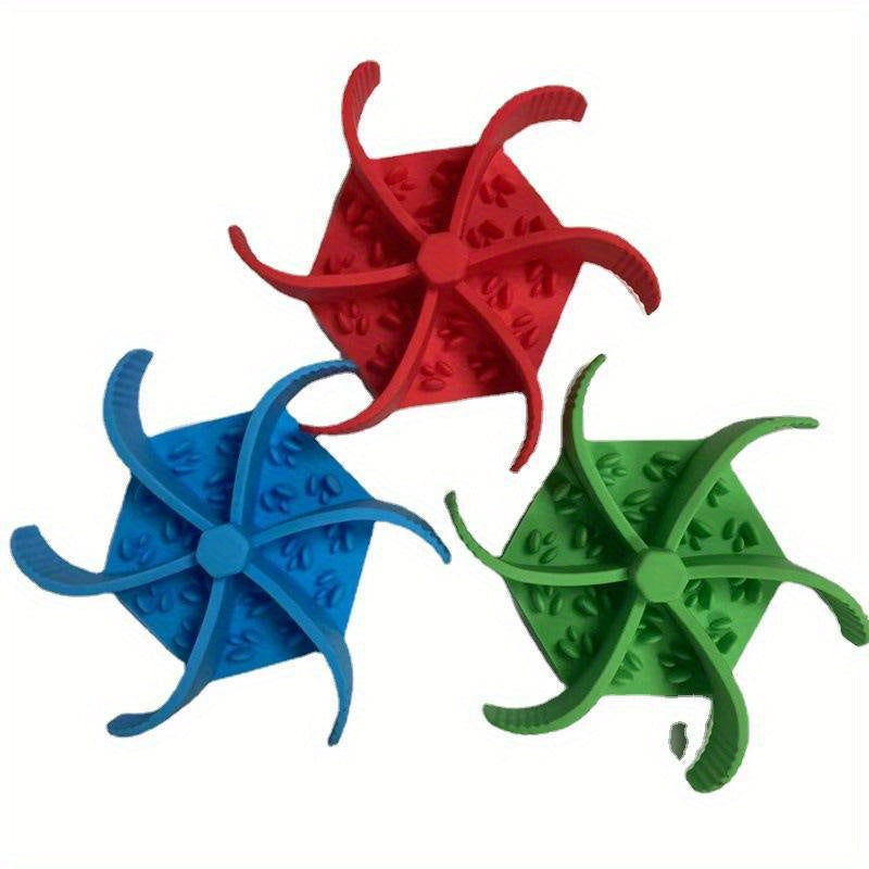 New Arrival Silicone Hexagon Food Divider Dog Slow Eating Mat Pet Eat Feeding Lick Pad With Suction For Animal Bathing Grooming - Majestic Pet Kingdom