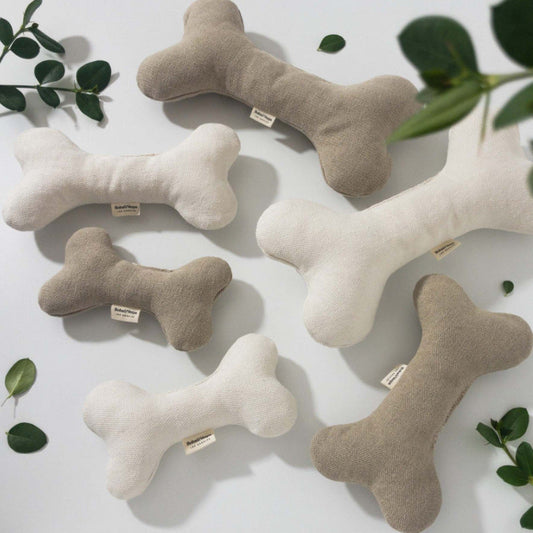 Cotton Velvet Dog Toy Bone Biting Molar Rod