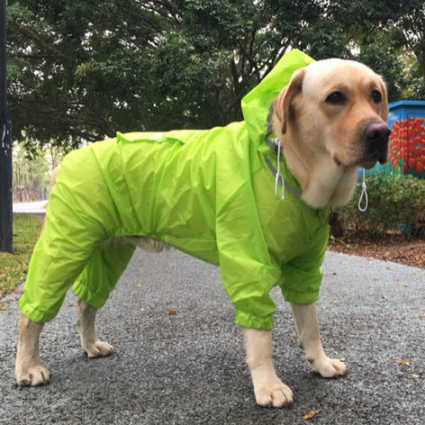 Dog Raincoat Border Shepherd Dog Clothing Waterproof - Majestic Pet Kingdom
