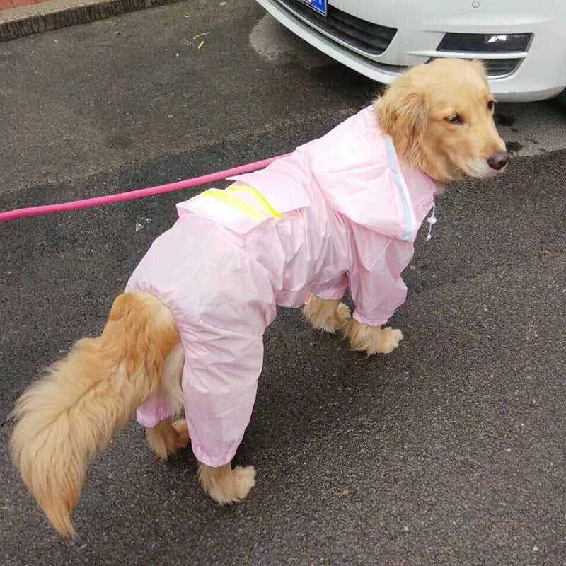 Dog Raincoat Border Shepherd Dog Clothing Waterproof - Majestic Pet Kingdom
