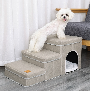 Multifunctional Pet Stairs Bed & Puppy Ladder