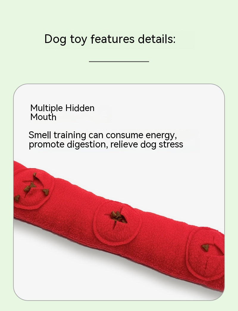 Pet Sound Toy Chili Dog Food Hiding Training Smell Puzzle Interaction Slow Food Relieving Stuffy Supplies