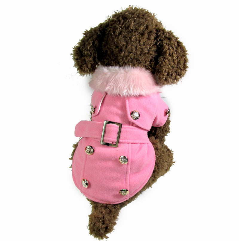 Dog clothes warm cotton pet clothing - Majestic Pet Kingdom