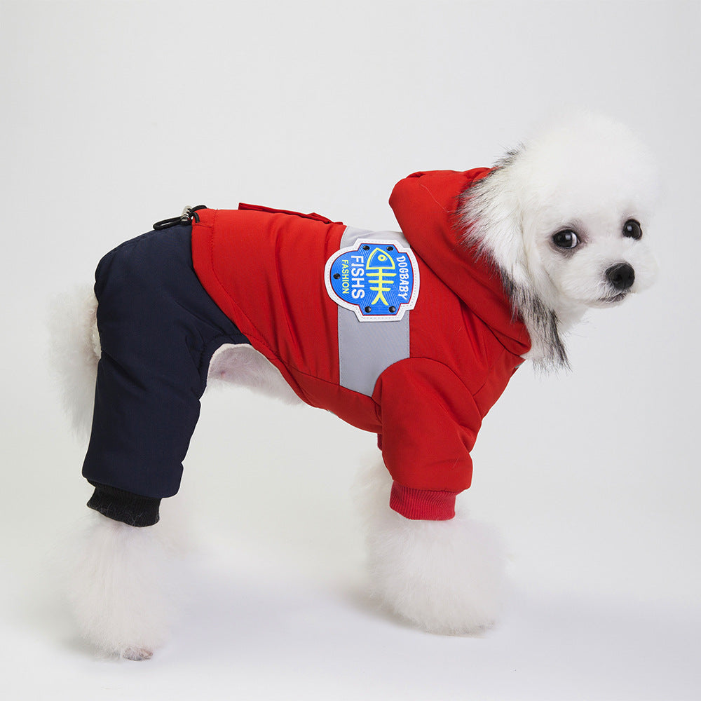 clothes for pets Dog snow coat - Majestic Pet Kingdom