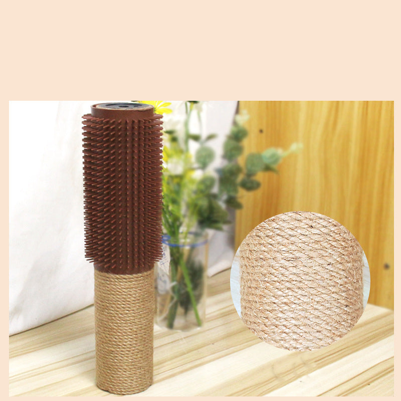 Cat Scratching Post Wall-Mounted Sisal Self-Grooming Arch Toy - Detail Angle 3 | Majestic Pet Kingdom