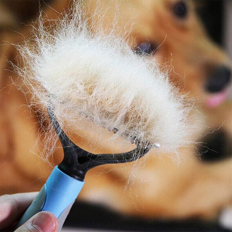 2-in-1 Deshedding Rake & Undercoat Grooming Comb