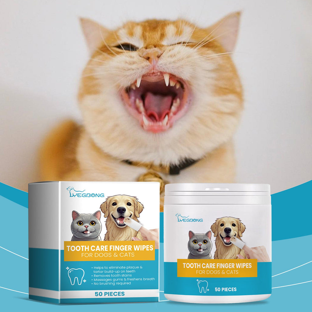 Pet Dental Wipes: Tartar & Oral Care Finger Wipes