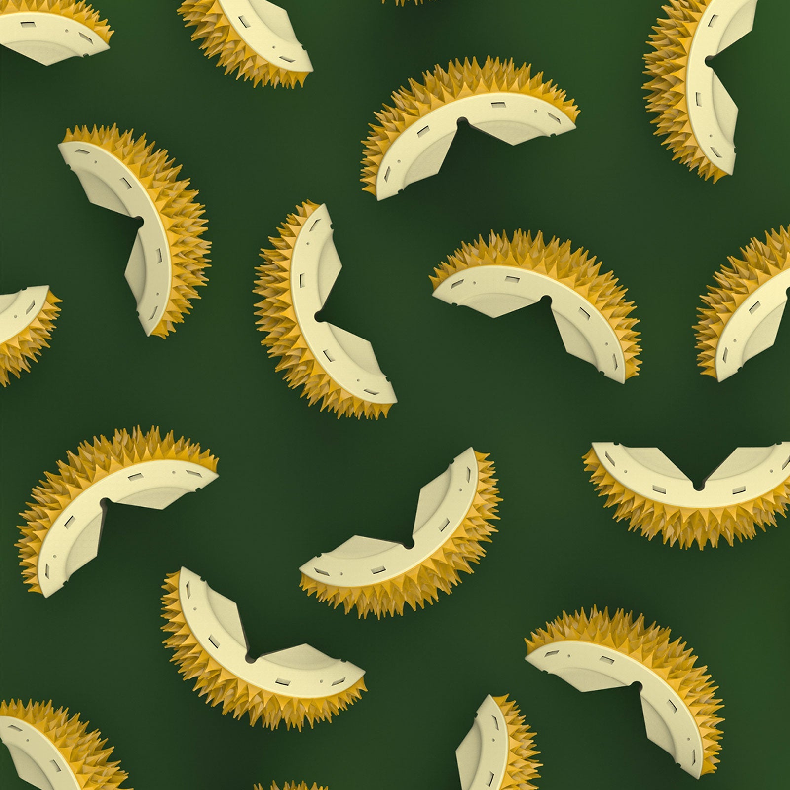 Durian-Shaped Wall Corner Scratching Grooming Brush