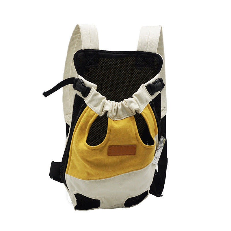 Portable pet canvas chest bag - Majestic Pet Kingdom