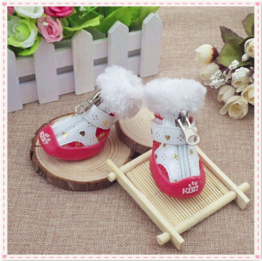 Dog Shoes Sport Sneaker Running Paw Boots with Rubber Soles