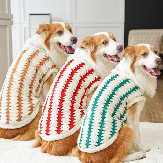 Fashion Golden Retriever Pet Fleece Clothing - Premium Pet Accessory