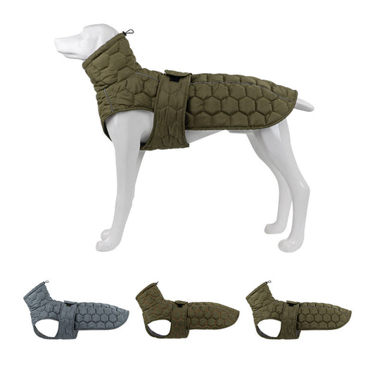 thick-warm-dog-clothing-outdoor-cotton-coat-vest-winter-warmth-luxury-view-1 | Majestic Pet Kingdom