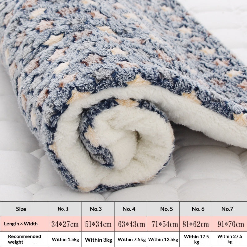 Thickened Pet Mat For Autumn And Winter Warmth - Majestic Pet Kingdom