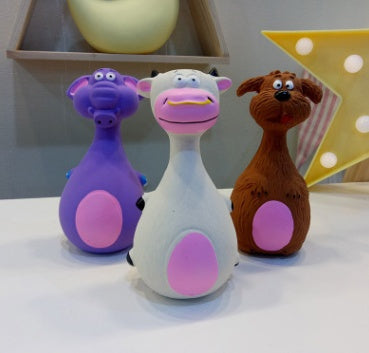 Dog toy bite-resistant puppies grunt latex sound toy