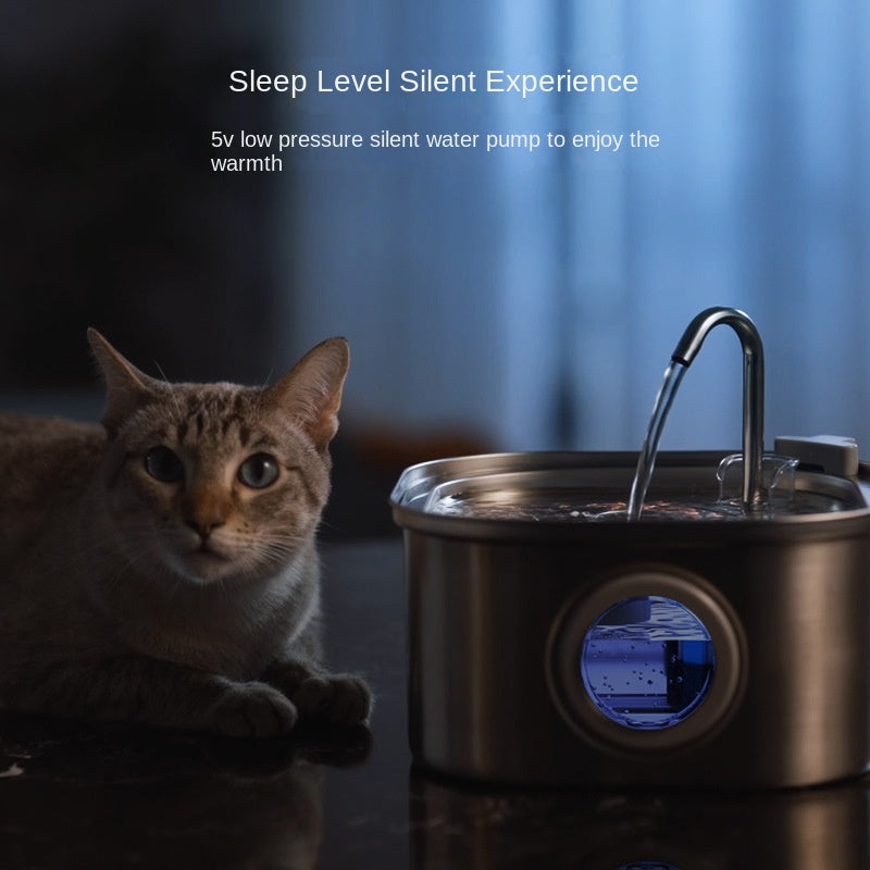 Smart Pet Water Dispenser: Stainless Steel Auto Circulation - Majestic Pet Kingdom