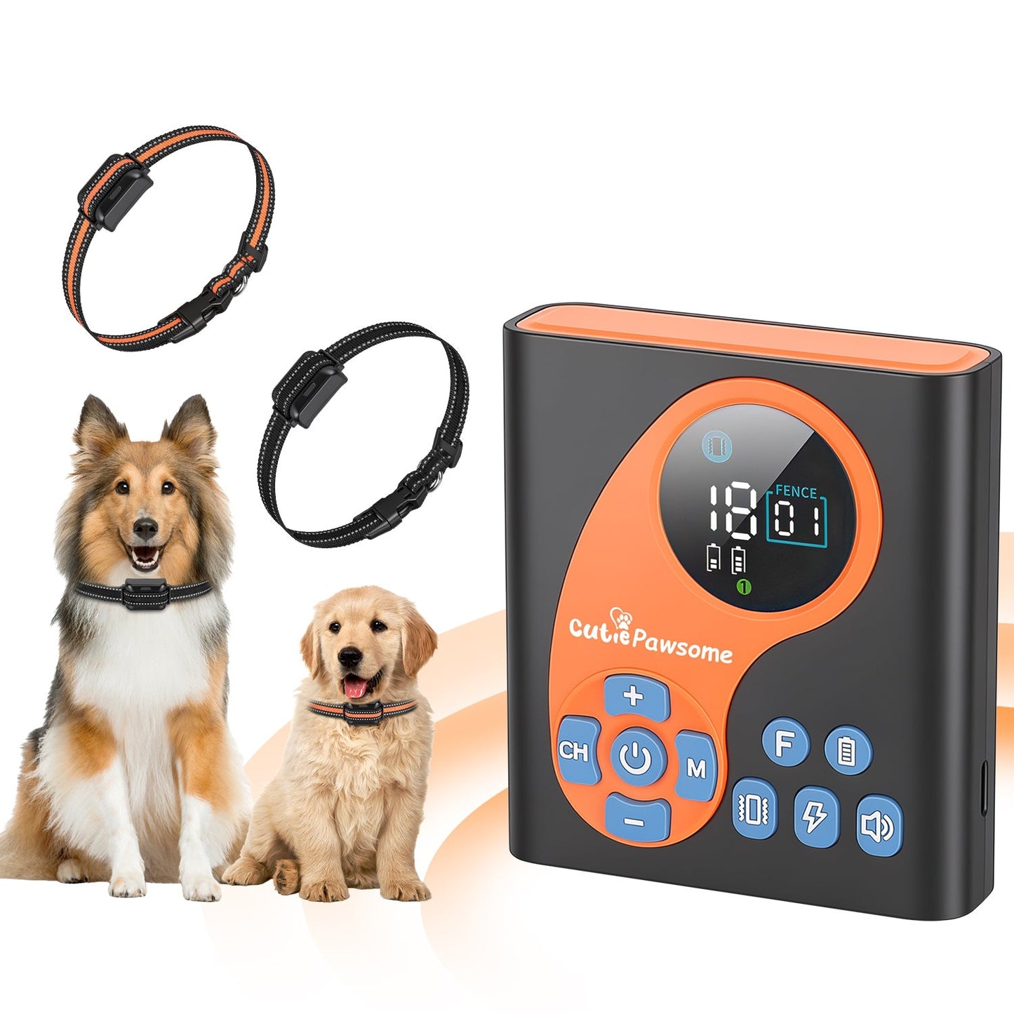 Wireless Dog Fence System with Training Collar - 722FT Range | Purrfect Pet Kingdom