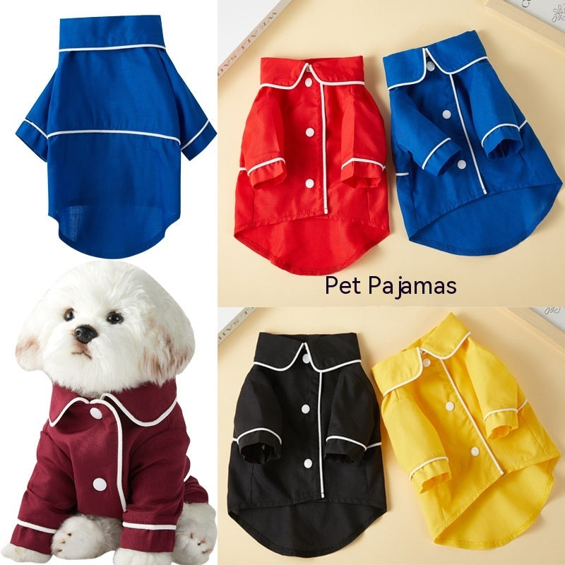Pet Pajamas Dog Pajamas Small Dog Cat Clothing - Majestic Pet Kingdom