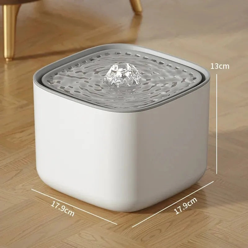 3L Large Capacity Canine Cat Dog Pet Circulating Filter Pet Fountain Feeder Automatic Water Dispenser with USB Port for Pets - Majestic Pet Kingdom
