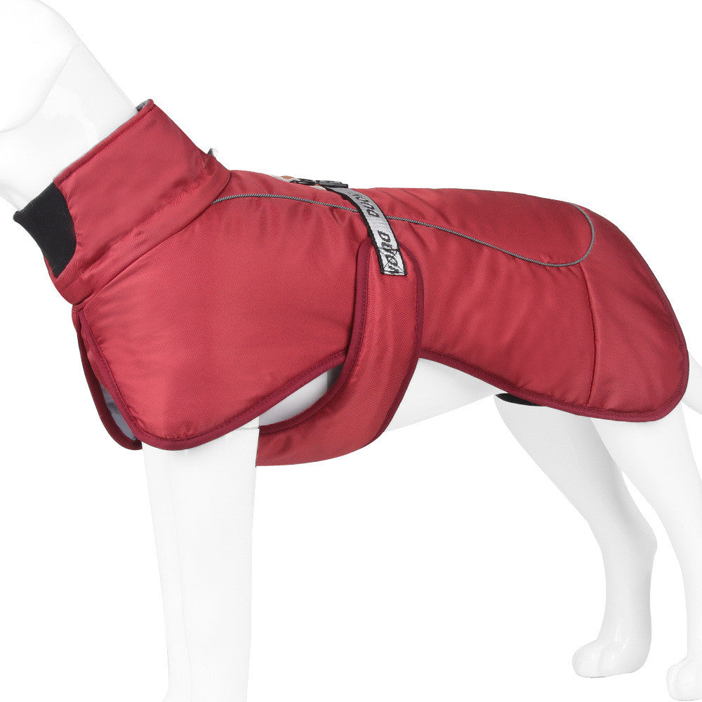 New Dog Clothes Cloak Style Thickened And Warm Pet Keeping Warming Clothes With Reflective Warmth Pet Supplies - Majestic Pet Kingdom