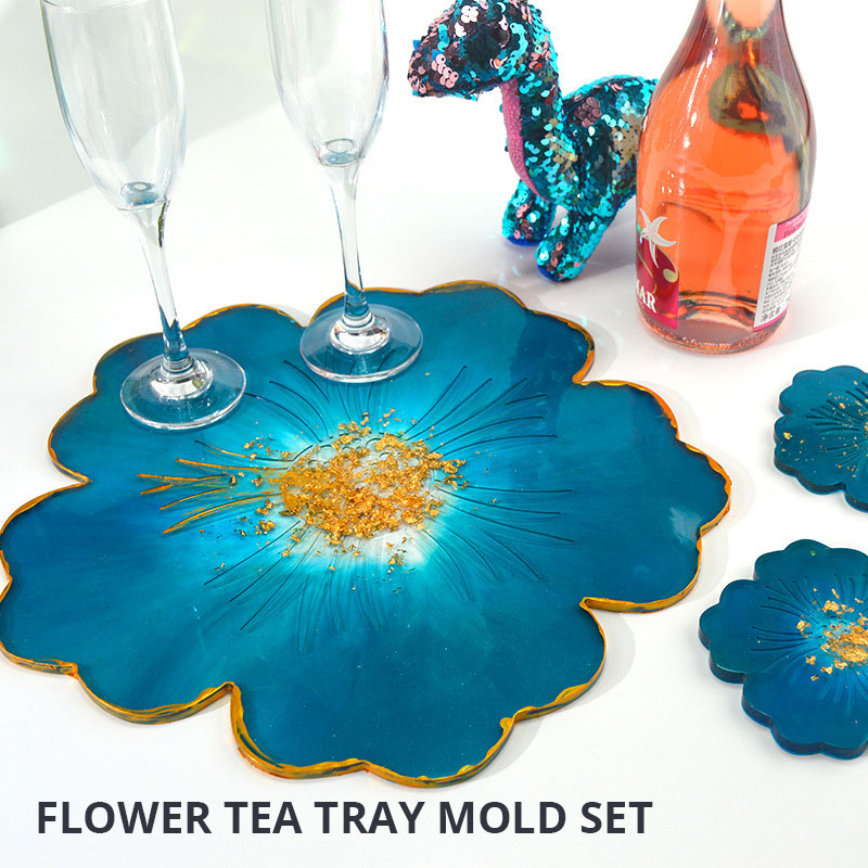 Drip Glue Mold Diy Flower Cherry Blossom Coaster Mold Petal