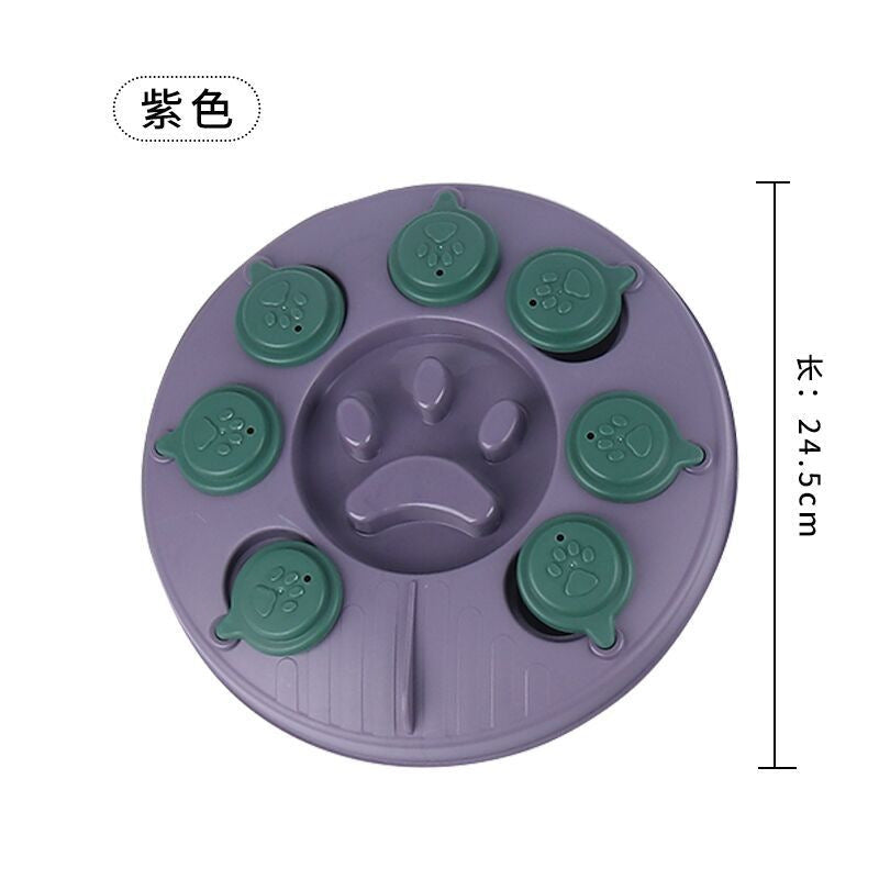 Interactive Slow Feeder Bowl: Dog Puzzle Toy Bowl - Majestic Pet Kingdom
