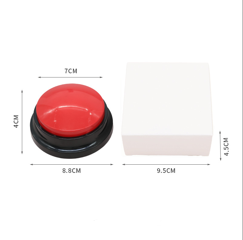 Dog Talking Buttons Recordable Voice Training Sound Buzzers Set - Detail Angle 3 | Majestic Pet Kingdom