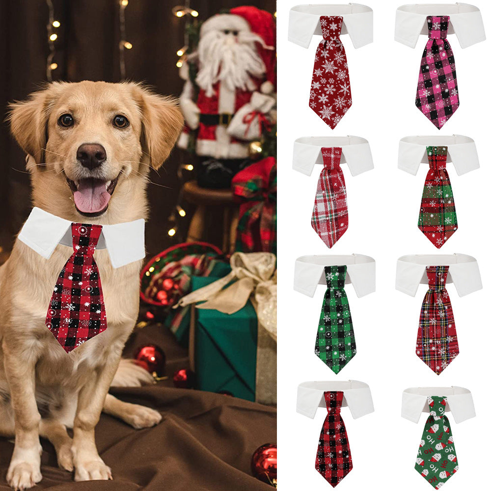 Christmas Pet Bandana: Holiday Scarf Bib for Small & Large Dogs
