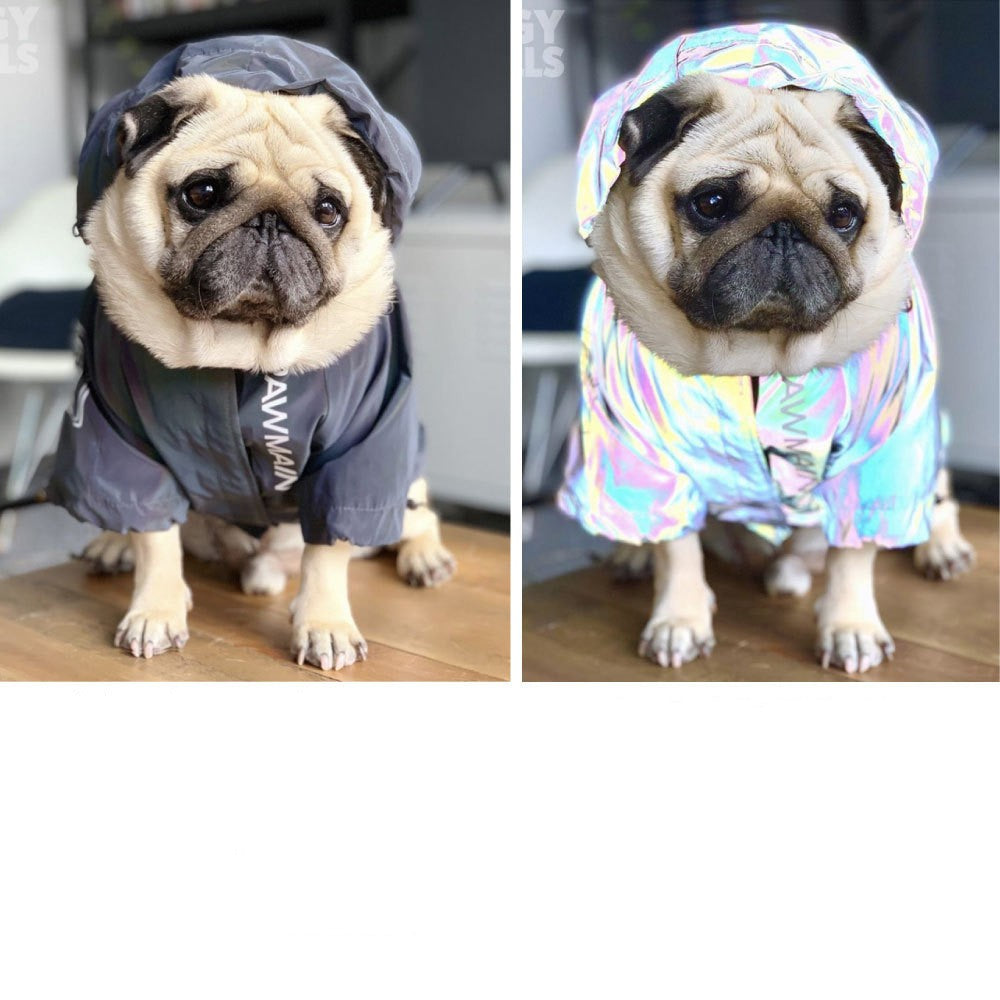 Dog Jacket Waterproof Windproof Outdoor Warm Raincoat Vest - Detail Angle 5 | Majestic Pet Kingdom