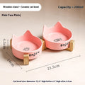 2-in-1 Cat Food Bowl Pet Water Bowl Anti-tumble - Majestic Pet Kingdom