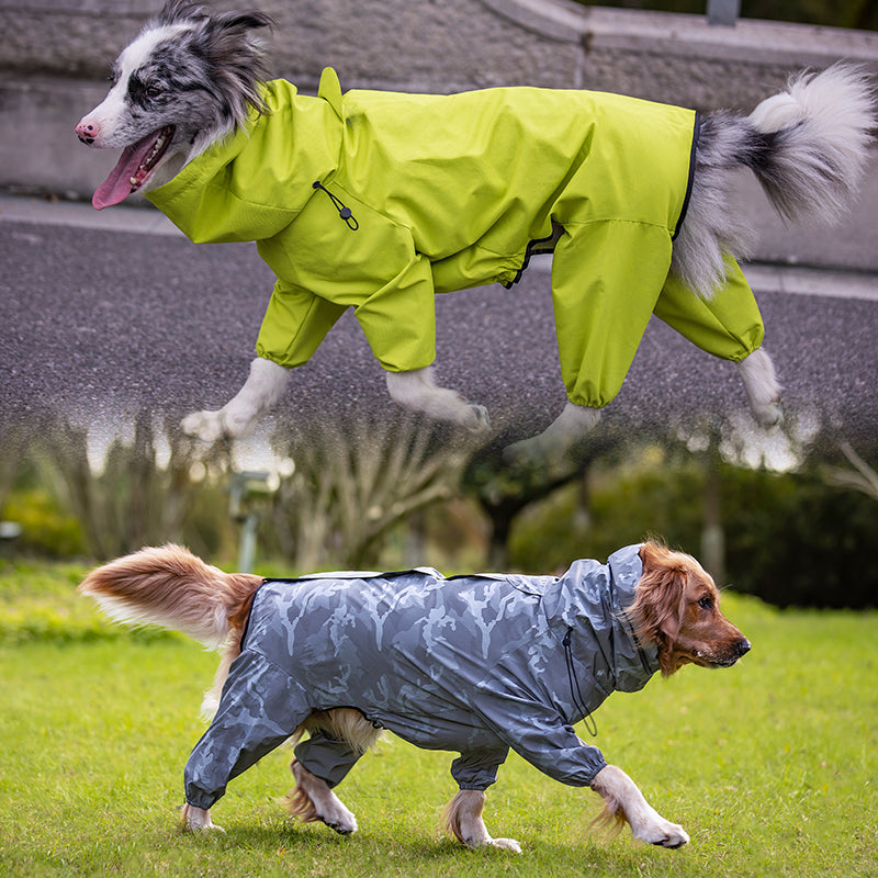 Raincoat Outdoor Waterproof Reflective Coat For Large Dogs And Pets - Majestic Pet Kingdom