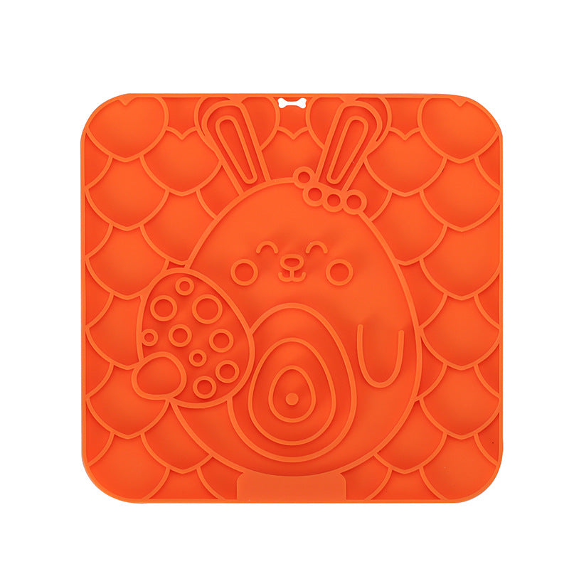 Pet Licking Mat Slow Food Tableware Bowl Suction Cup Anti-choke