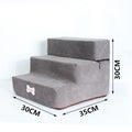 3-Step Pet Bed Stairs for Dogs & Cats