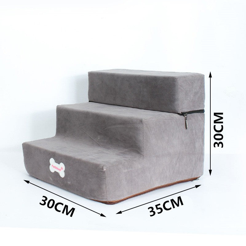3-Step Pet Bed Stairs for Dogs & Cats