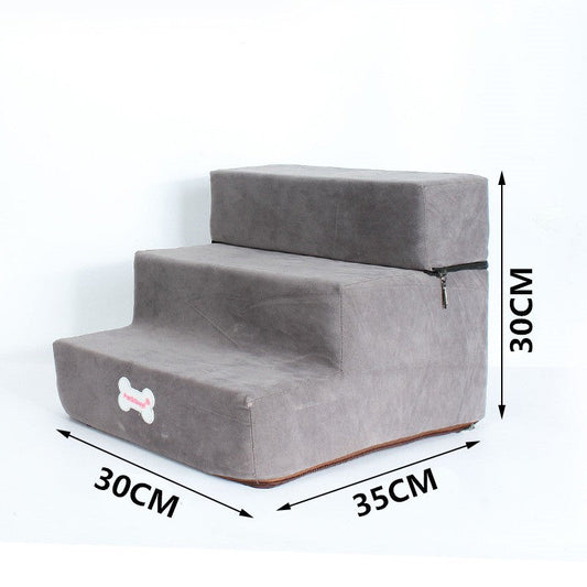3-Step Pet Bed Stairs for Dogs & Cats
