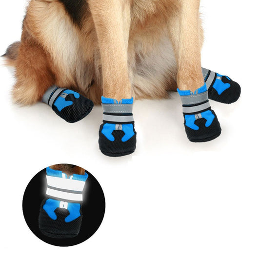 DiWater-Resistant Dog Boots For Medium Large Dogs,Non-Slip Dog Shoes For Winter Snow,Lightweight Paw Protector For Cold Pavement,Soft Dog Booties For Outdoor Walking Indoor Hardfloors - Majestic Pet Kingdom