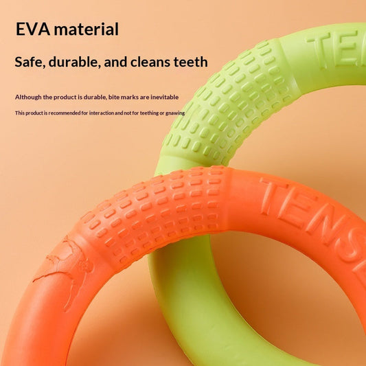 Nip-resistant Soft Pull-ring Flying Disc Dog Training Pet Toy