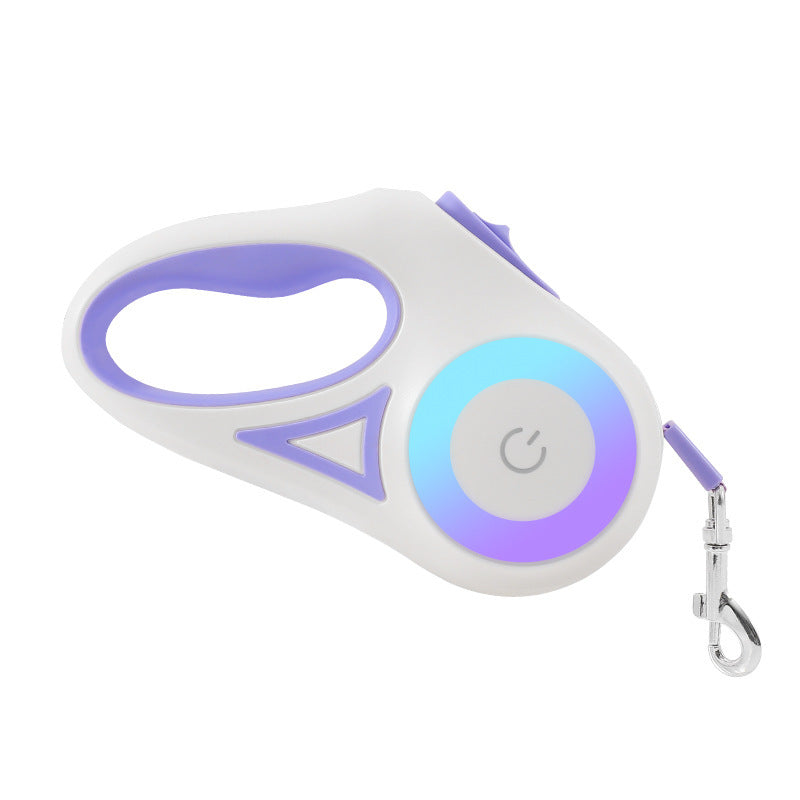 Retractable Dog Leash & Collar Set with LED Spotlight