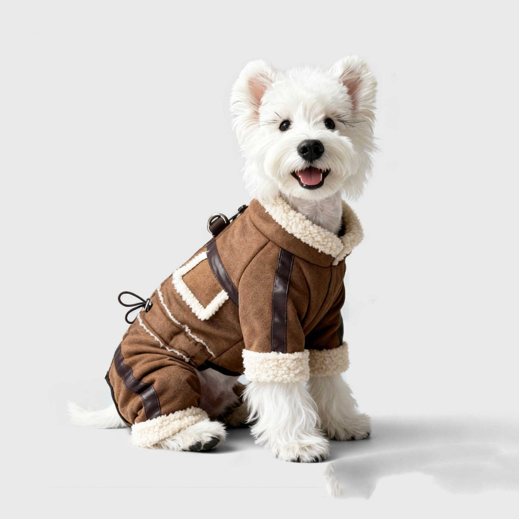 Shiba Inu Four-legged Cotton-padded Jacket Winter Clothes - Premium Pet Accessory