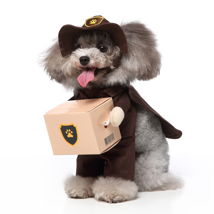Cosplay Pet Supplies Standing Outfit Funny Dog Clothes Upright Outfit Halloween Christmas Dress Up Pet Outfit - Majestic Pet Kingdom