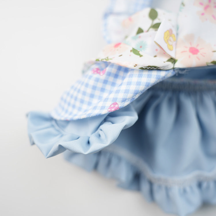 Cute Floral-patterned Gloria Dress For Small And Medium-sized Dogs | Purrfect Pet Kingdom