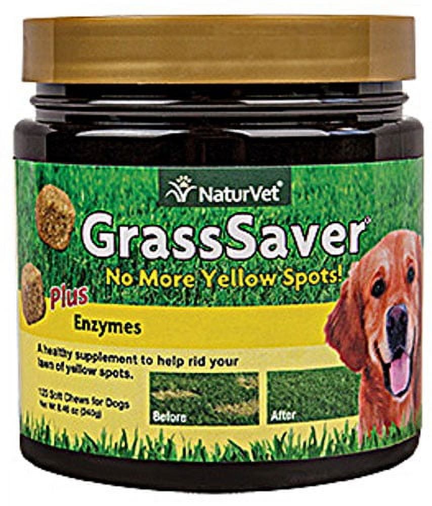 Dog Urine Neutralizer NaturVet GrassSaver Chews 120ct Case of 12 - Main Feature View | Majestic Pet Kingdom