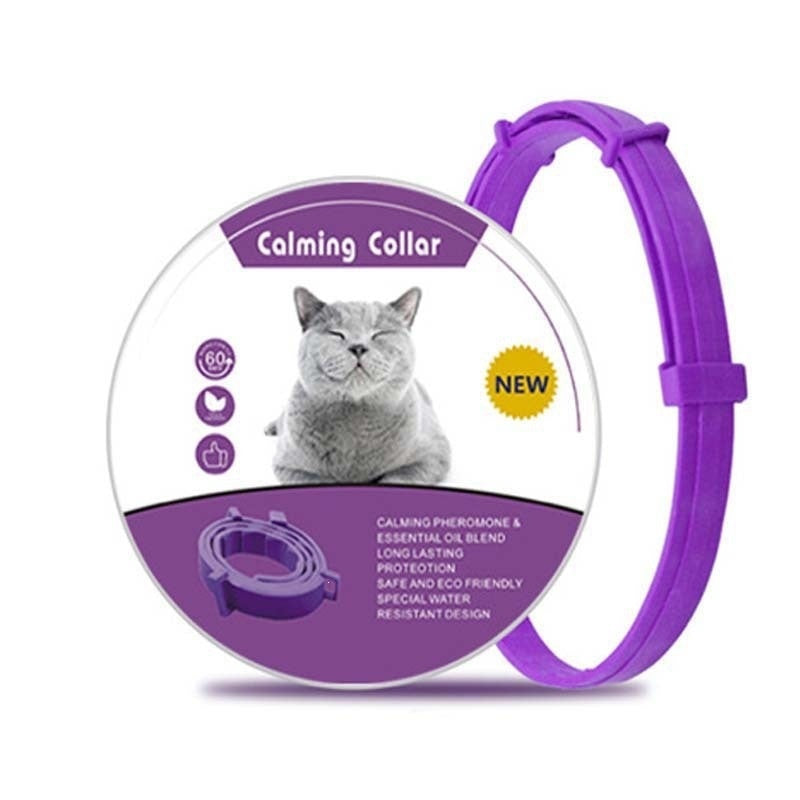 Pheromone Town Pet Calming Collar, Adjustable For Cats Of All Sizes