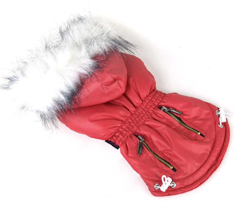 Zippered Cotton Padded Clothes For Pets - Majestic Pet Kingdom