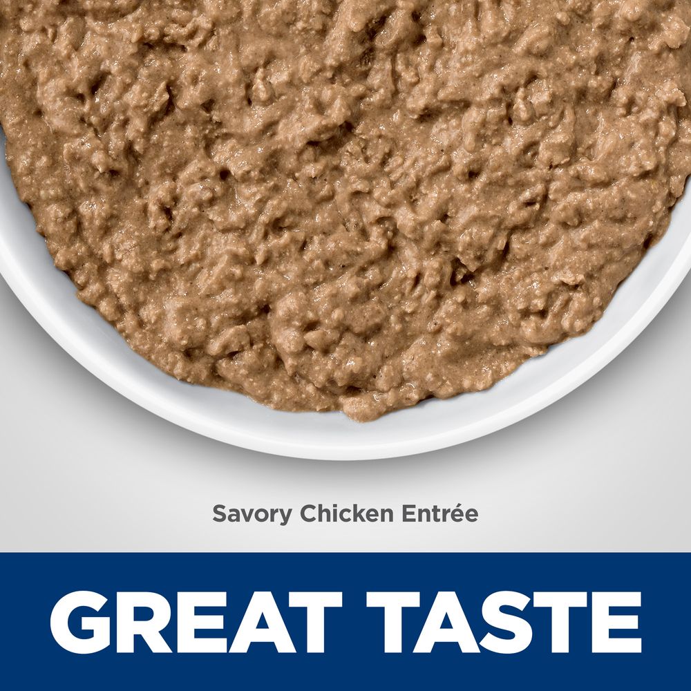 Hill's Science Diet Adult Urinary & Hairball Control Canned Cat Food, Savory Chicken - Majestic Pet Kingdom