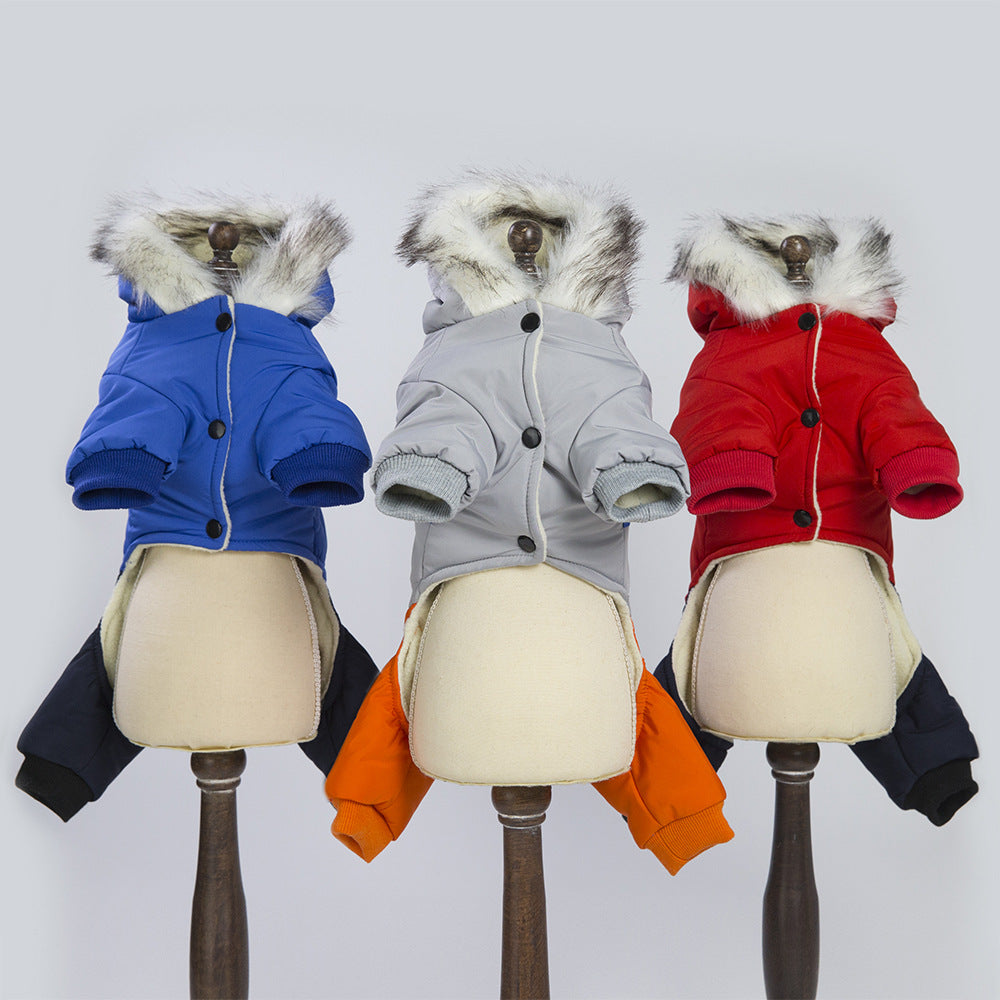 clothes for pets Dog snow coat - Majestic Pet Kingdom