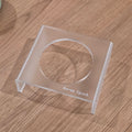 Aevan Epoch Frosted Acrylic Elevated Pet Bowl Stand