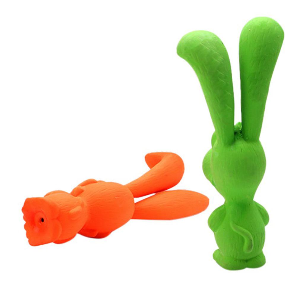 Cute rabbit dog vocal latex molars