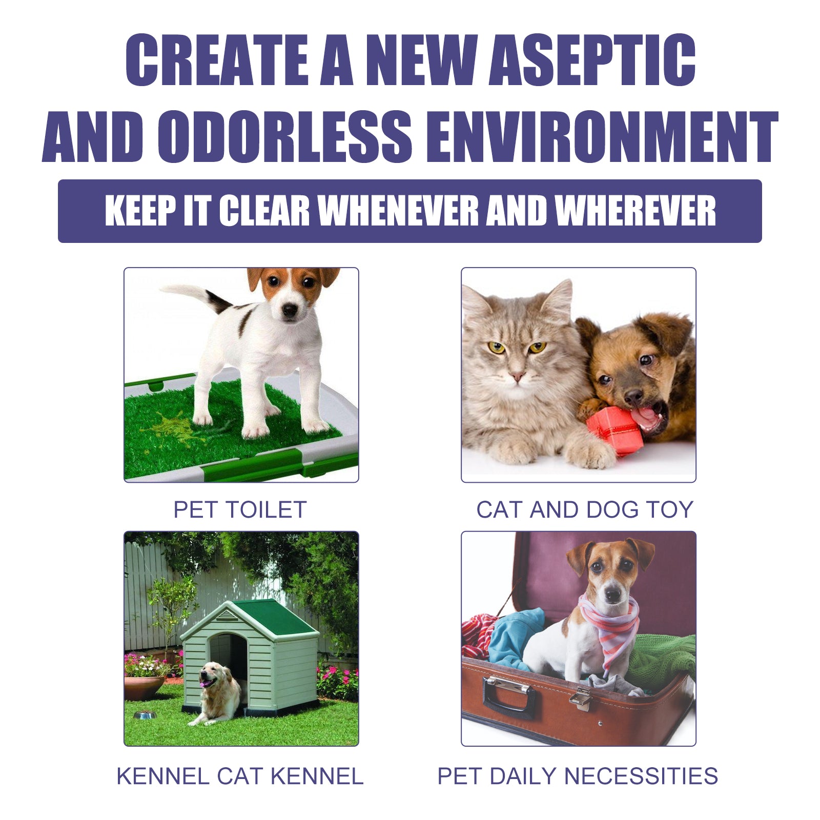 Pet Deodorant Spray: Odor Eliminator for Dog & Cat Urine